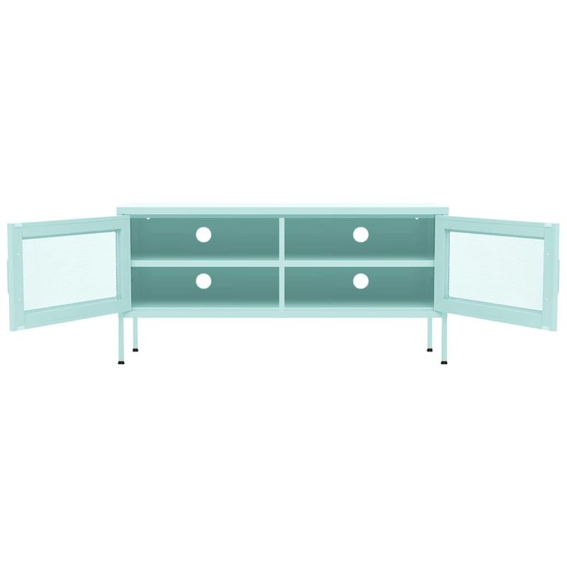 Casa si Gradina - Mobilier - Comode si corpuri - Comode - Comoda TV, verde menta, 105x35x50 cm, otel - Infinity.ro