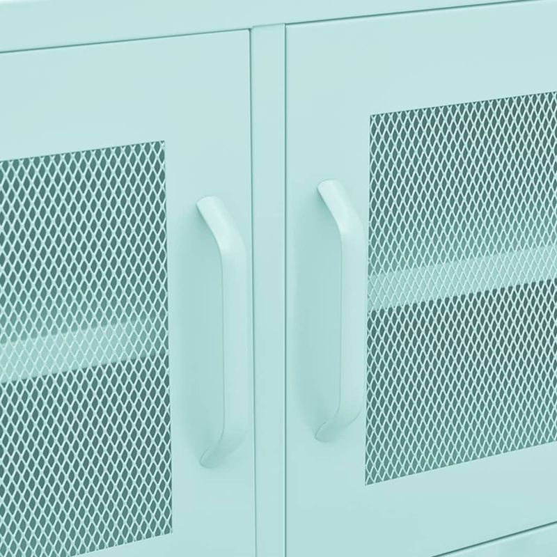 Casa si Gradina - Mobilier - Comode si corpuri - Comode - Comoda TV, verde menta, 105x35x50 cm, otel - Infinity.ro