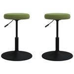 Casa si Gradina - Mobilier - Scaune si fotolii - Scaune - Scaune de bucatarie, 2 buc., verde deschis, catifea - Infinity.ro