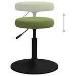 Casa si Gradina - Mobilier - Scaune si fotolii - Scaune - Scaune de bucatarie, 2 buc., verde deschis, catifea - Infinity.ro