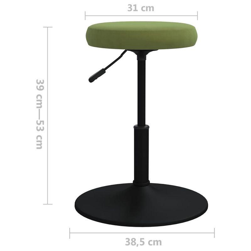 Casa si Gradina - Mobilier - Scaune si fotolii - Scaune - Scaune de bucatarie, 2 buc., verde deschis, catifea - Infinity.ro