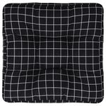 Casa si Gradina - Gradina si terasa - Mobilier exterior - Perne decorative exterior - Perna de paleti, negru, carouri, 50x50x12 cm, textil - Infinity.ro
