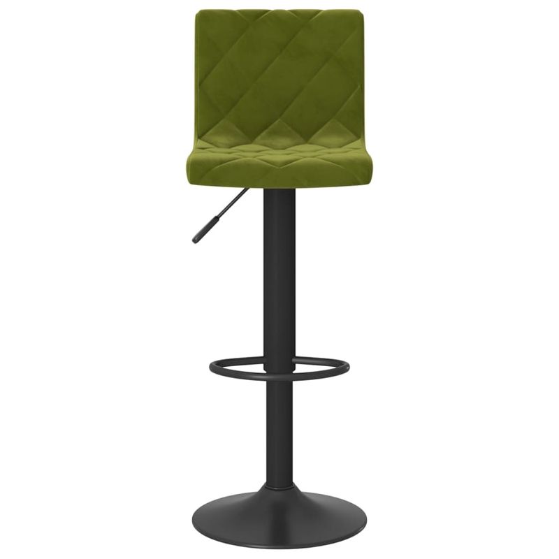 Casa si Gradina - Mobilier - Scaune si fotolii - Scaune - Scaune de bar, 2 buc., verde deschis, catifea - Infinity.ro