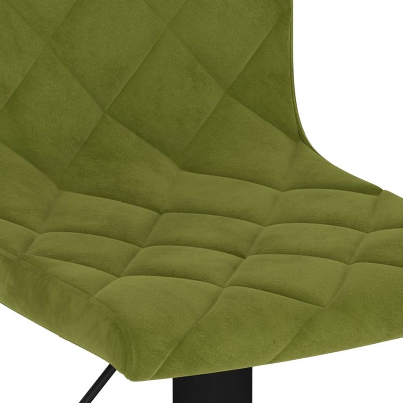 Casa si Gradina - Mobilier - Scaune si fotolii - Scaune - Scaune de bar, 2 buc., verde deschis, catifea - Infinity.ro