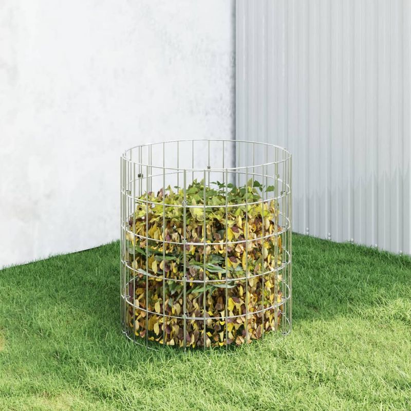 Casa si Gradina - Gradinarit si plante - Unelte gradinarit - Compostoare gradina - Compostor de gradina, Ø50x50 cm, otel galvanizat - Infinity.ro