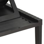 Casa si Gradina - Gradina si terasa - Mobilier exterior - Scaune si sezlonguri gradina - Sezlong, antracit, plastic - Infinity.ro