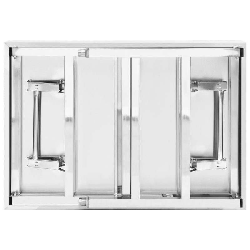 Casa si Gradina - Mobilier - Comode si corpuri - Corpuri bucatarie - Masa lucru bucatarie pliabila, 85 x 60 x 80 cm, otel inoxidabil - Infinity.ro