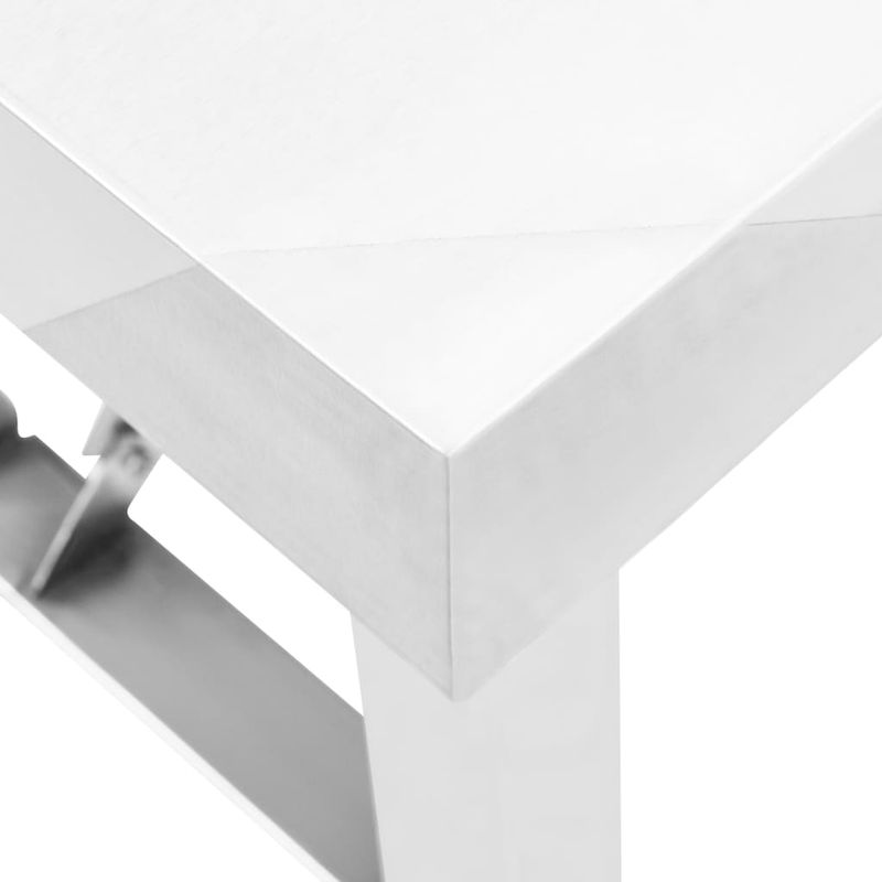 Casa si Gradina - Mobilier - Comode si corpuri - Corpuri bucatarie - Masa lucru bucatarie pliabila, 85 x 60 x 80 cm, otel inoxidabil - Infinity.ro