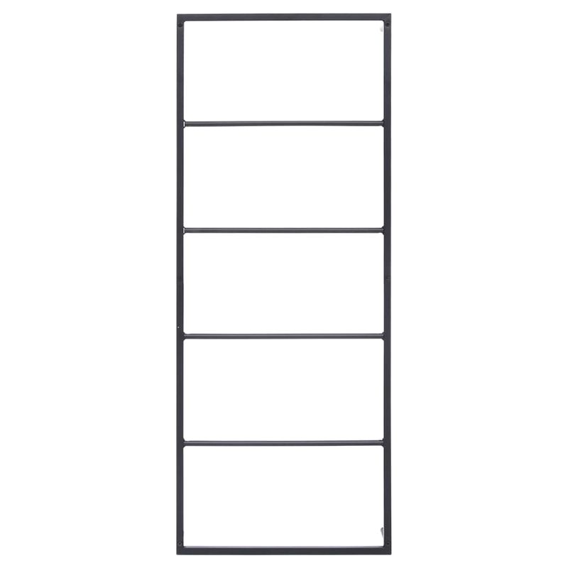 Casa si Gradina - Sanitare - Suporturi si accesorii baie - Suporturi baie - Suport de prosoape, negru, 45x10x115 cm, otel - Infinity.ro