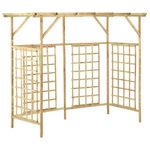 Casa si Gradina - Gradina si terasa - Decoratiuni exterior - Arcade - Pergola de gradina pentru trei pubele, lemn de pin tratat - Infinity.ro