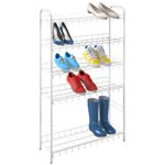 Casa si Gradina - Mobilier - Organizare si depozitare - Organizator incaltaminte - Metaltex Pantofar cu 6 rafturi Shoe 6, alb - Infinity.ro