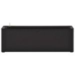 Casa si Gradina - Gradinarit si plante - Plante si ghivece - Ghivece si suporturi - Strat inaltat gradina sistem auto-udare, antracit, 100x43x33 cm - Infinity.ro