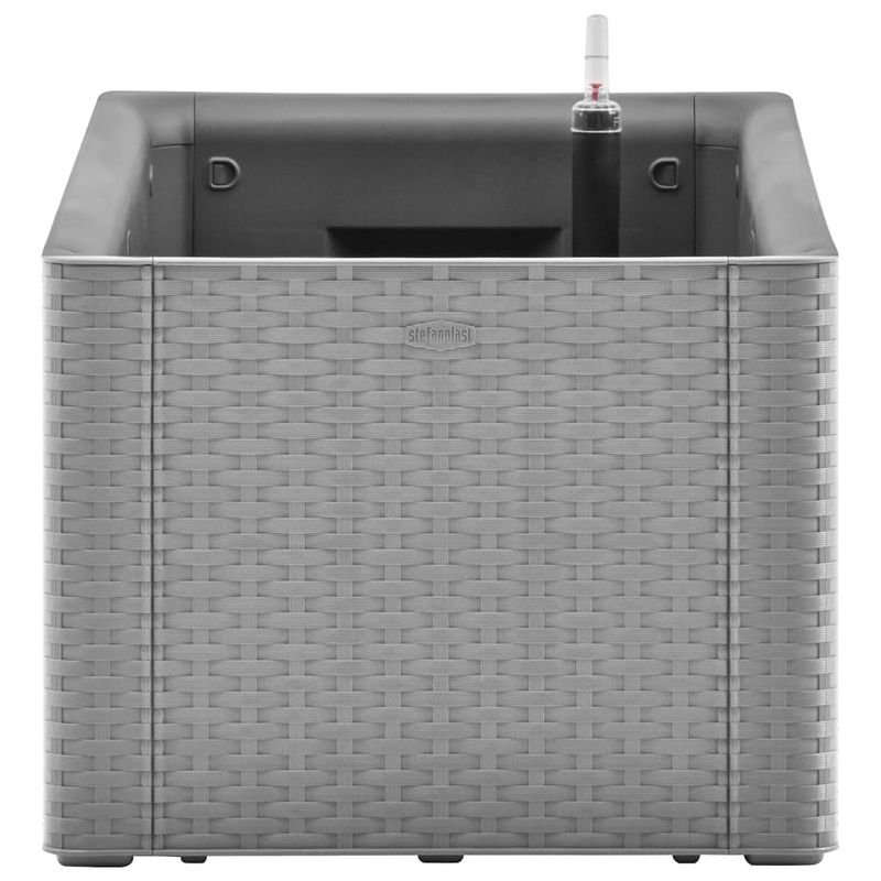 Casa si Gradina - Gradinarit si plante - Plante si ghivece - Ghivece si suporturi - Strat inaltat gradina sistem automat udare gri 100x43x33 cm - Infinity.ro