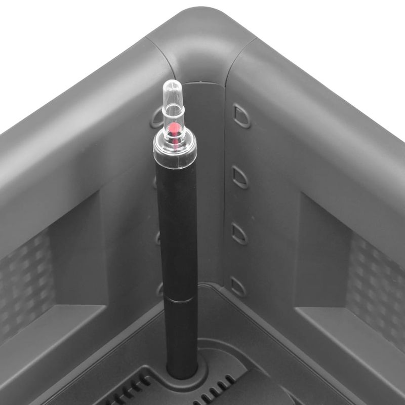 Casa si Gradina - Gradinarit si plante - Plante si ghivece - Ghivece si suporturi - Strat inaltat gradina sistem automat udare gri 100x43x33 cm - Infinity.ro