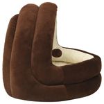 Petshop - Accesorii petshop - Culcusuri si custi - Culcusuri si saltele - Pat pentru pisici, maro si crem, 40x40x35 cm - Infinity.ro