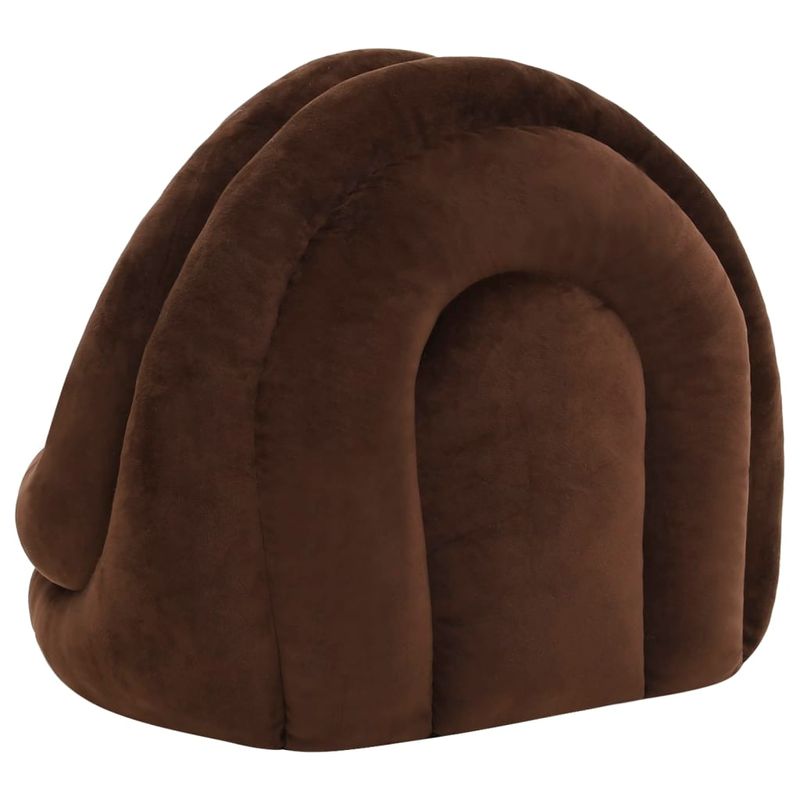 Petshop - Accesorii petshop - Culcusuri si custi - Culcusuri si saltele - Pat pentru pisici, maro si crem, 50x50x45 cm - Infinity.ro