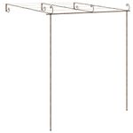 Casa si Gradina - Gradina si terasa - Decoratiuni exterior - Arcade - Pergola de gradina, maro antic, 3x3x2,5 m, fier - Infinity.ro