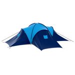 Sport si Outdoor - Camping - Corturi camping - Cort camping textil, 9 persoane, albastru inchis si albastru - Infinity.ro