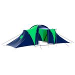 Sport si Outdoor - Camping - Corturi camping - Cort camping textil, 9 persoane, albastru si verde - Infinity.ro