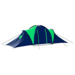 Sport si Outdoor - Camping - Corturi camping - Cort camping textil, 9 persoane, albastru si verde - Infinity.ro