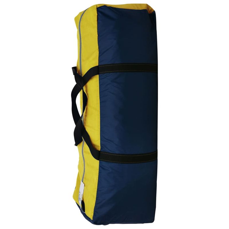 Sport si Outdoor - Camping - Corturi camping - Cort camping textil, 9 persoane, albastru si galben - Infinity.ro