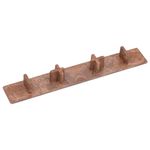 Casa si Gradina - Constructii - Parchet si pardoseli interioare - Parchet si pardoseli - Capace de capat pardoseala terasa, 10 buc., maro, plastic - Infinity.ro