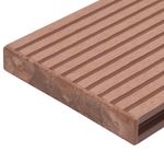 Casa si Gradina - Constructii - Parchet si pardoseli interioare - Parchet si pardoseli - Capace de capat pardoseala terasa, 10 buc., maro, plastic - Infinity.ro