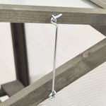 Casa si Gradina - Gradinarit si plante - Sere si solarii - Seră, 60 x 45 x 100 cm, lemn de brad, gri - Infinity.ro