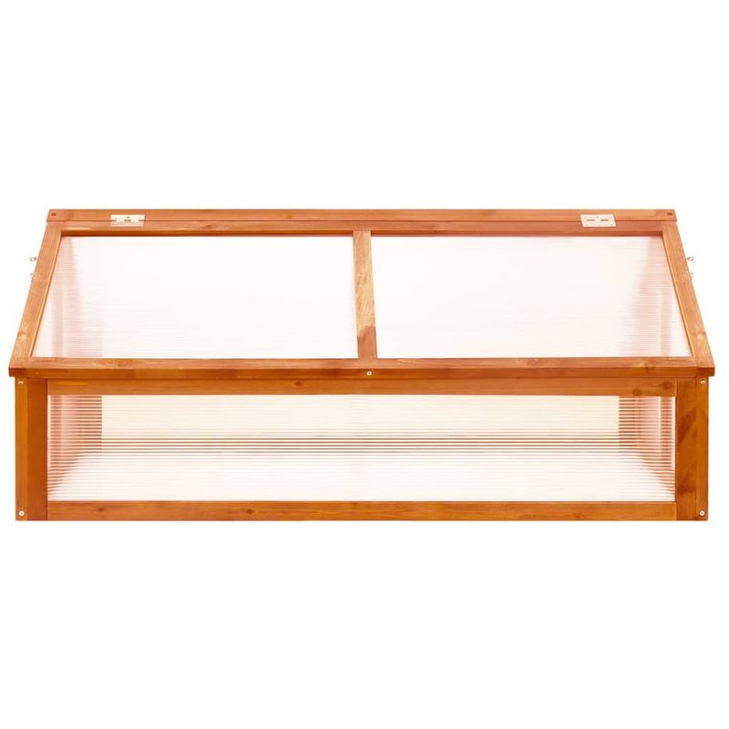 Casa si Gradina - Gradinarit si plante - Sere si solarii - Sera, maro, 114x80x50 cm, lemn de brad - Infinity.ro