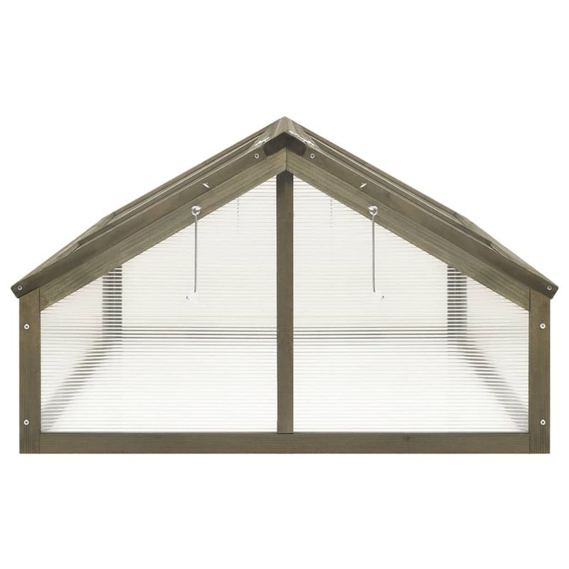 Casa si Gradina - Gradinarit si plante - Sere si solarii - Sera, gri, 114x80x50 cm, lemn de brad - Infinity.ro