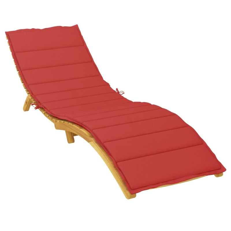 Casa si Gradina - Gradina si terasa - Mobilier exterior - Perne decorative exterior - Perna de sezlong, rosu, 200x70x3 cm, textil oxford - Infinity.ro