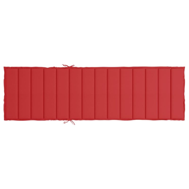 Casa si Gradina - Gradina si terasa - Mobilier exterior - Perne decorative exterior - Perna de sezlong, rosu, 200x70x3 cm, textil oxford - Infinity.ro
