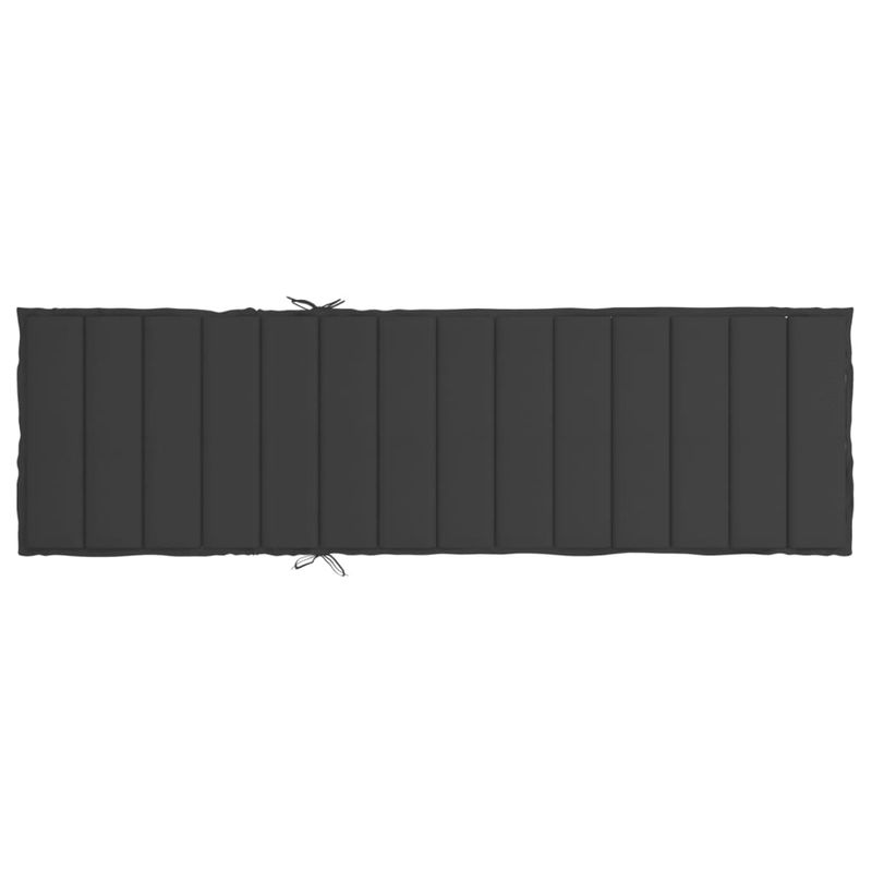 Casa si Gradina - Gradina si terasa - Mobilier exterior - Perne decorative exterior - Perna de sezlong, negru, 200x70x3 cm, textil oxford - Infinity.ro