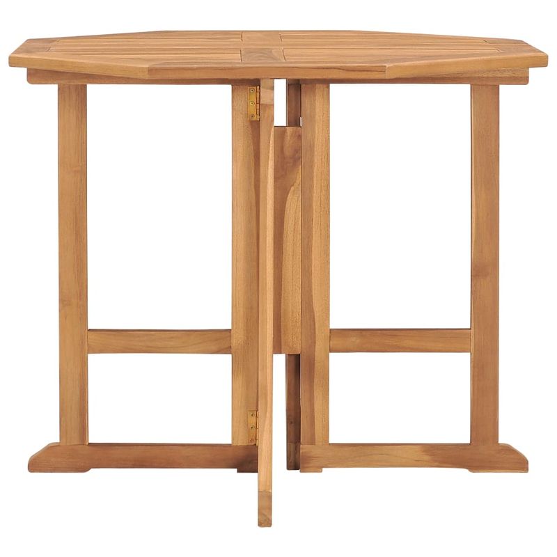 Casa si Gradina - Gradina si terasa - Mobilier exterior - Mese gradina - Masa de gradina pliabila, 90x90x75 cm, lemn masiv de tec, formă octogon - Infinity.ro