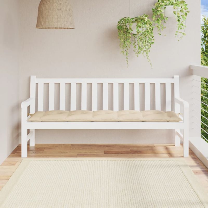 Casa si Gradina - Gradina si terasa - Mobilier exterior - Perne decorative exterior - Perna de banca de gradina, bej, 180x50x7 cm, material oxford - Infinity.ro