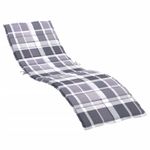 Casa si Gradina - Gradina si terasa - Mobilier exterior - Perne decorative exterior - Perna de sezlong, rosu carouri, 200x60x3 cm, textil oxford, model gri carouri - Infinity.ro