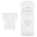 Casa si Gradina - Termice - Climatizare si ventilatie - Ventilator tavan cu iluminare/telecomanda, maro inchis, 108 cm - Infinity.ro