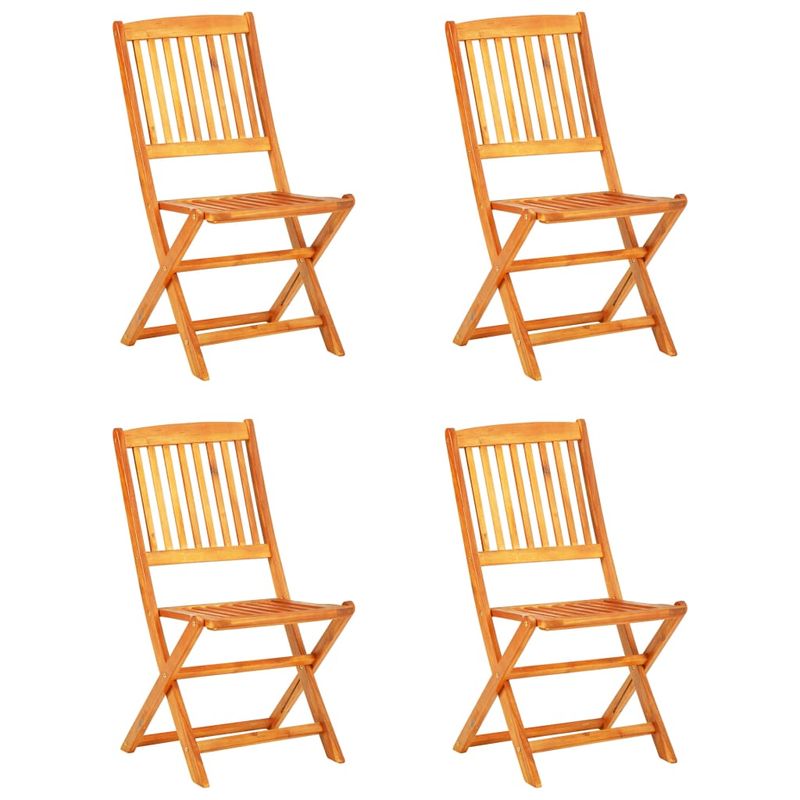 Casa si Gradina - Gradina si terasa - Mobilier exterior - Seturi mobila gradina - Set mobilier de exterior pliabil, 5 piese, lemn masiv acacia - Infinity.ro