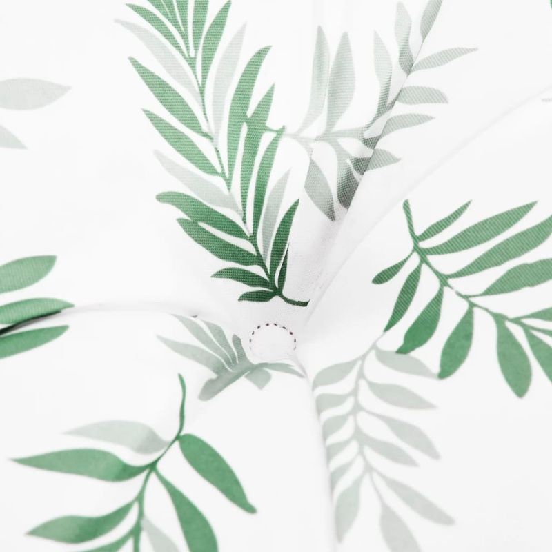 Casa si Gradina - Gradina si terasa - Mobilier exterior - Perne decorative exterior - Perna de banca de gradina, 150x50x7 cm, textil oxford, alb și verde - Infinity.ro