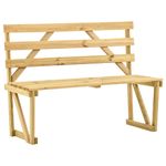 Casa si Gradina - Gradina si terasa - Mobilier exterior - Bancute de gradina - Banca de gradina, 120 cm, lemn de pin tratat - Infinity.ro