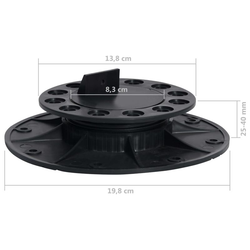 Casa si Gradina - Constructii - Parchet si pardoseli interioare - Parchet si pardoseli - Picioare pentru podea reglabile, 10 buc., 25-40 mm - Infinity.ro
