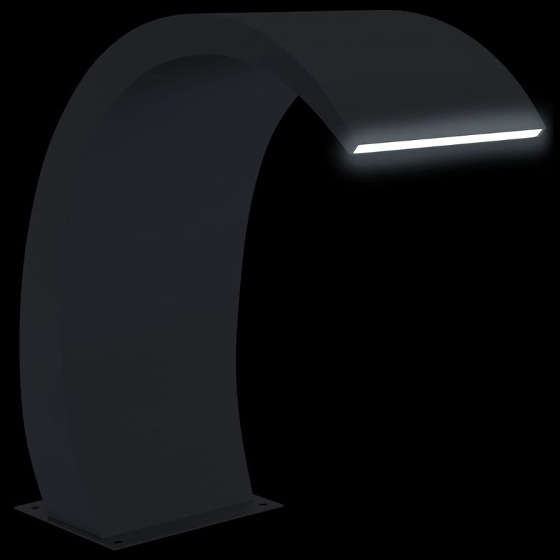 Casa si Gradina - Gradina si terasa - Decoratiuni exterior - Ornamente gradina - Fantana de piscina cu LED, 22x60x70 cm, otel inoxidabil 304, model cu led-uri - Infinity.ro