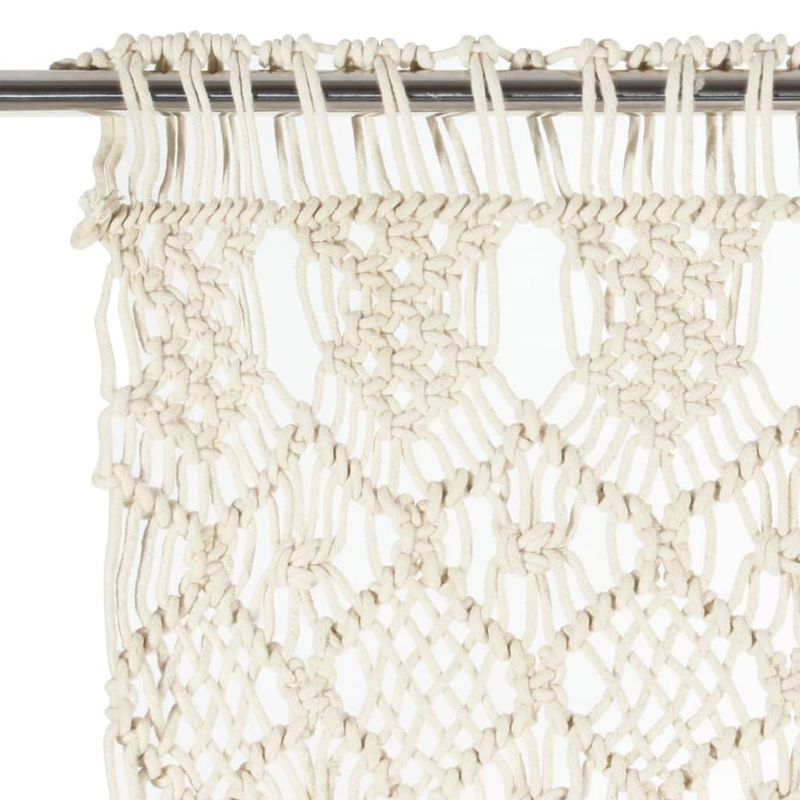 Casa si Gradina - Textile si covoare - Perdele si draperii - Perdele - Perdea macrame, 140 x 240 cm, bumbac - Infinity.ro