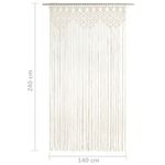 Casa si Gradina - Textile si covoare - Perdele si draperii - Perdele - Perdea macrame, 140 x 240 cm, bumbac - Infinity.ro