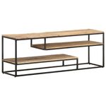 Casa si Gradina - Mobilier - Comode si corpuri - Comode - Comoda TV, 130 x 30 x 45 cm, lemn de mango nefinisat - Infinity.ro
