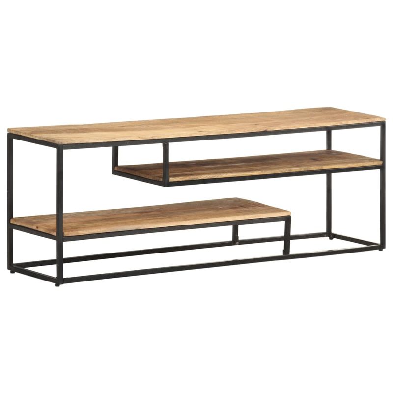 Casa si Gradina - Mobilier - Comode si corpuri - Comode - Comoda TV, 130 x 30 x 45 cm, lemn de mango nefinisat - Infinity.ro
