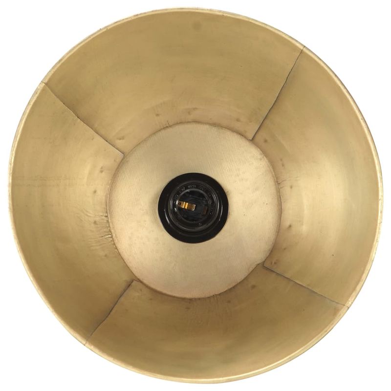 Casa si Gradina - Corpuri si surse de iluminat - Veioze si lampi - Lampi de veghe - Lampa de podea, alama, lemn masiv de mango, E27 - Infinity.ro