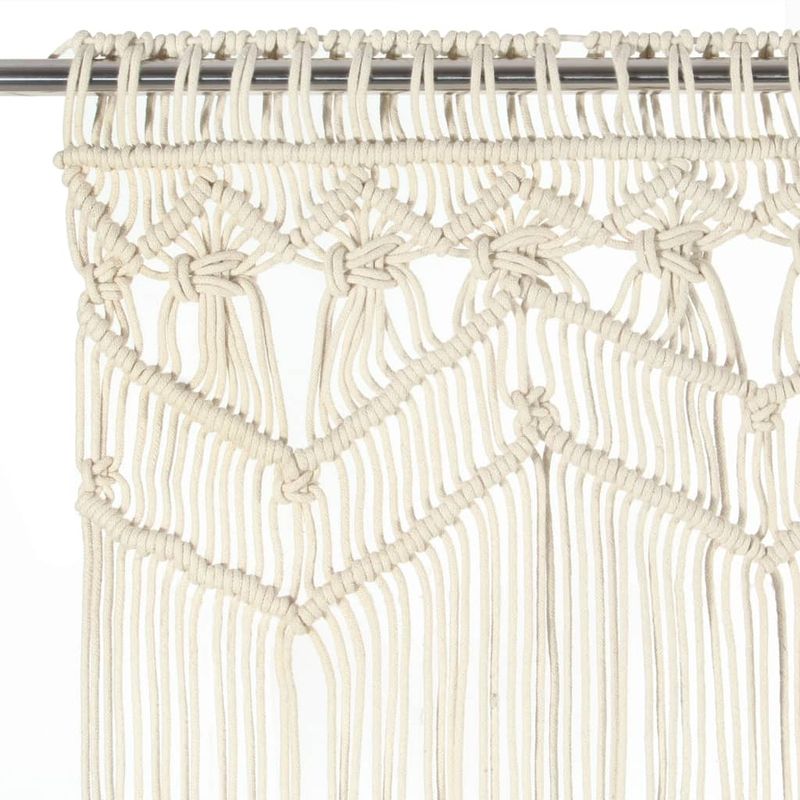 Casa si Gradina - Textile si covoare - Perdele si draperii - Perdele - Perdea macrame, 140 x 240 cm, bumbac - Infinity.ro