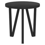 Casa si Gradina - Mobilier - Mese si birouri - Masute de cafea - Masa de ceai, negru, Ø35 cm, MDF - Infinity.ro
