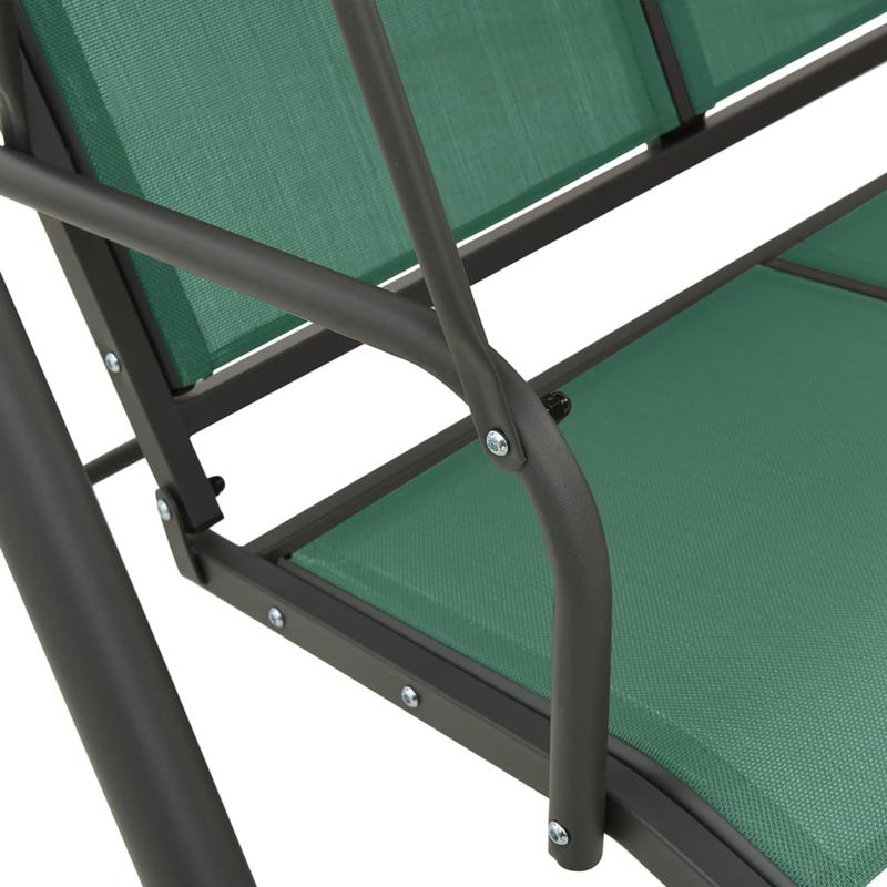 Casa si Gradina - Gradina si terasa - Balansoare si hamace - Balansoare - Balansoar de gradina cu copertina, verde, 170 cm, textilena si otel - Infinity.ro